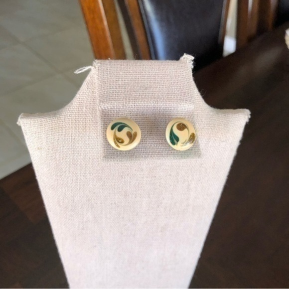 Vintage Pierced Earrings - Picture 1 of 4